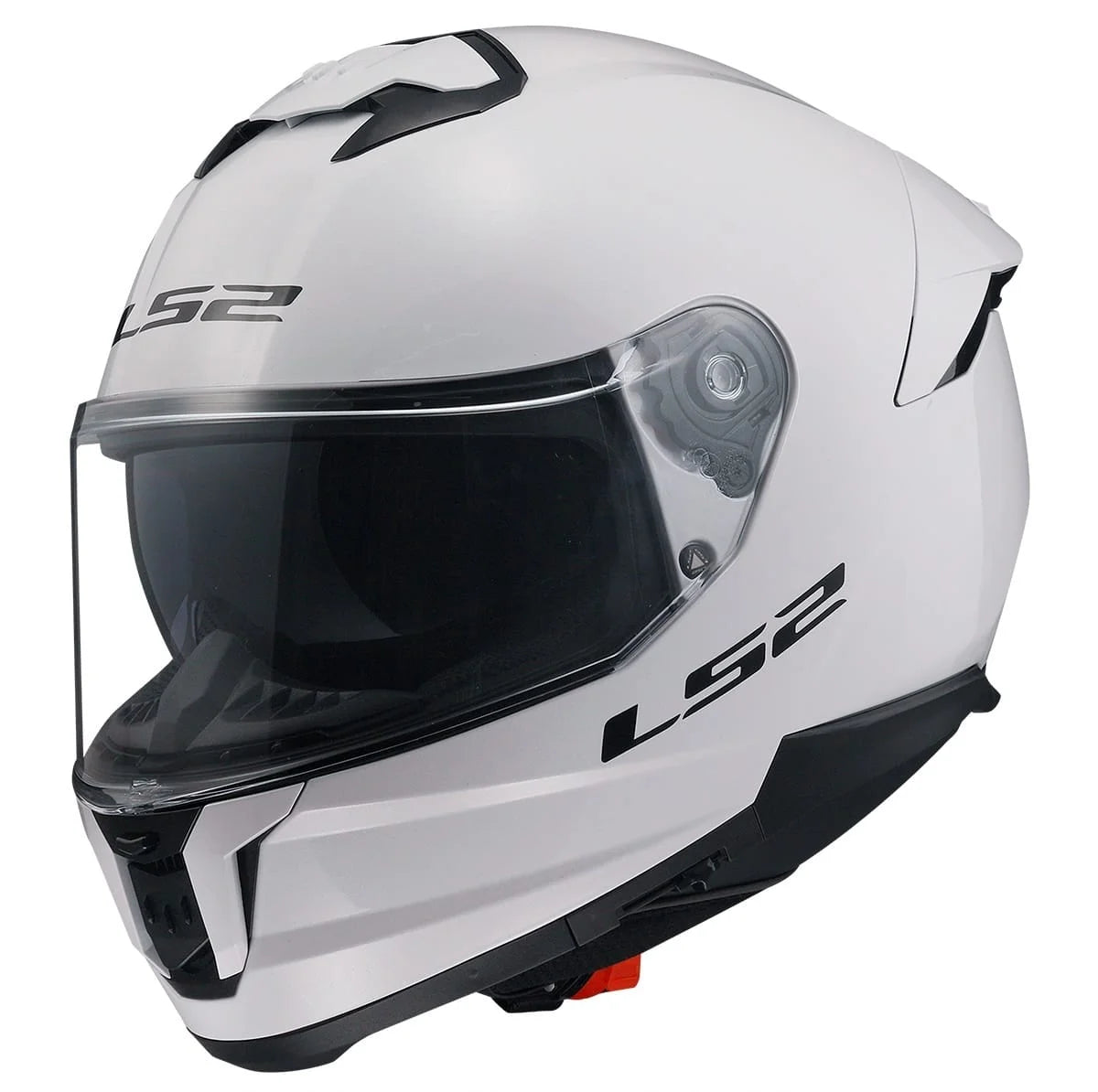 LS2 FF320 STREAM 2 SOLID GLOSS WHITE FULL FACE HELMET