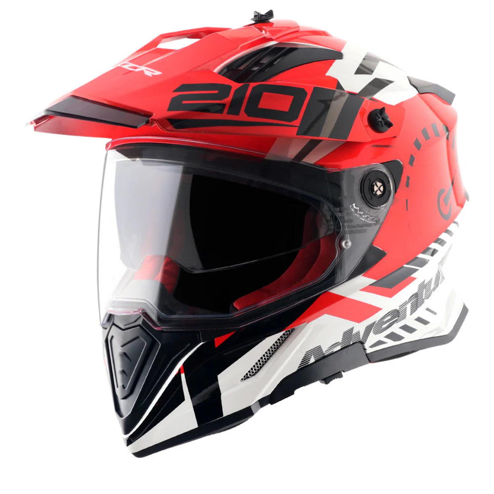 AXOR X-CROSS DUAL VISOR SPEEDOMETER FULL FACE HELMET
