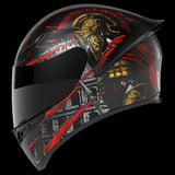 AGV K1 S FULL FACE HELMET - GLADIATOR MATT BLACK/GOLD (ISI & ECE2206)