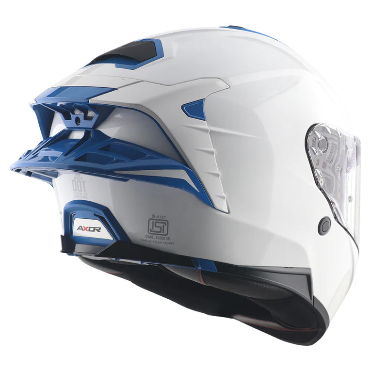 AXOR BRUTALE CORSA DUAL SPOILER FULL FACE HELMET