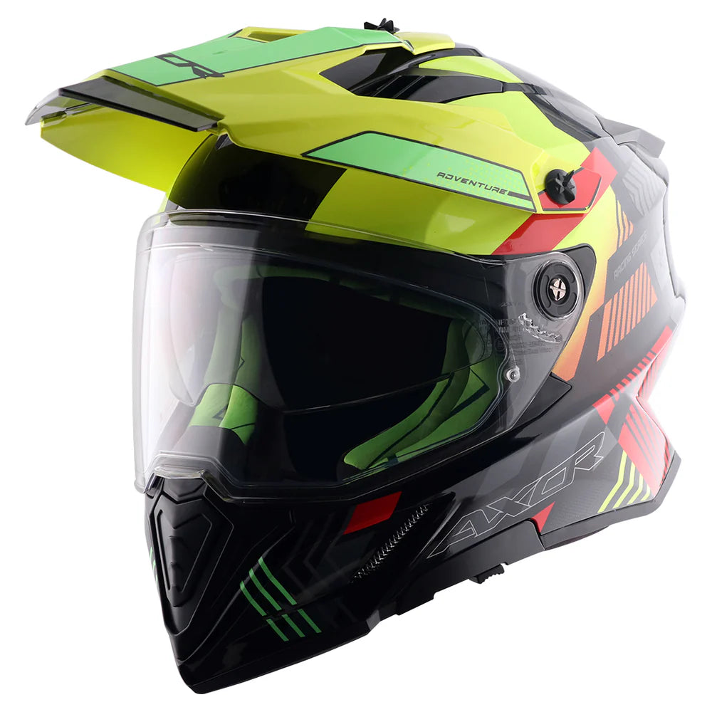 AXOR X-CROSS DUAL VISOR GAMBLING FULL FACE HELMET