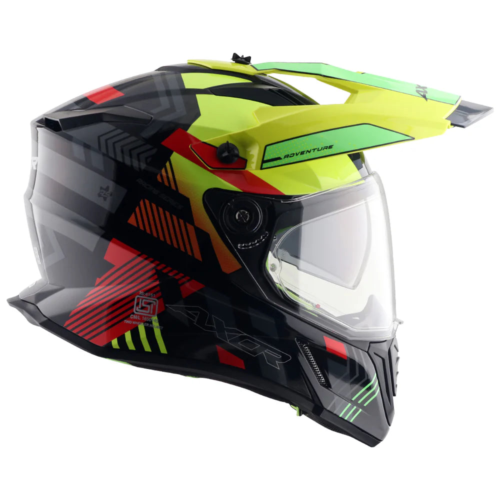 AXOR X-CROSS DUAL VISOR GAMBLING FULL FACE HELMET
