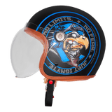 STEELBIRD EAGLE IGN-58 DECOR OPEN FACE HELMET