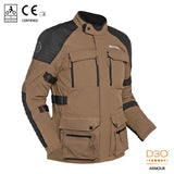 ROYAL ENFIELD NIRVIK JACKET - BROWN