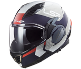 FF900 VALIANT II CITIUS GLOSS WHITE BLUE - Flip Up Modular Helmet