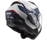 FF900 VALIANT II CITIUS GLOSS WHITE BLUE - Flip Up Modular Helmet