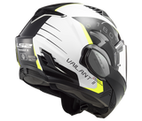 FF900 VALIANT II CODEX GLOSS WHITE BLACK - Flip Up Modular Helmet