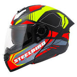 STEELBIRD SBA-8 ISS ZAGGY FULL FACE HELMET