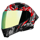 STEELBIRD SBA-20 DARK WARRIPOR FULL FACE HELMET