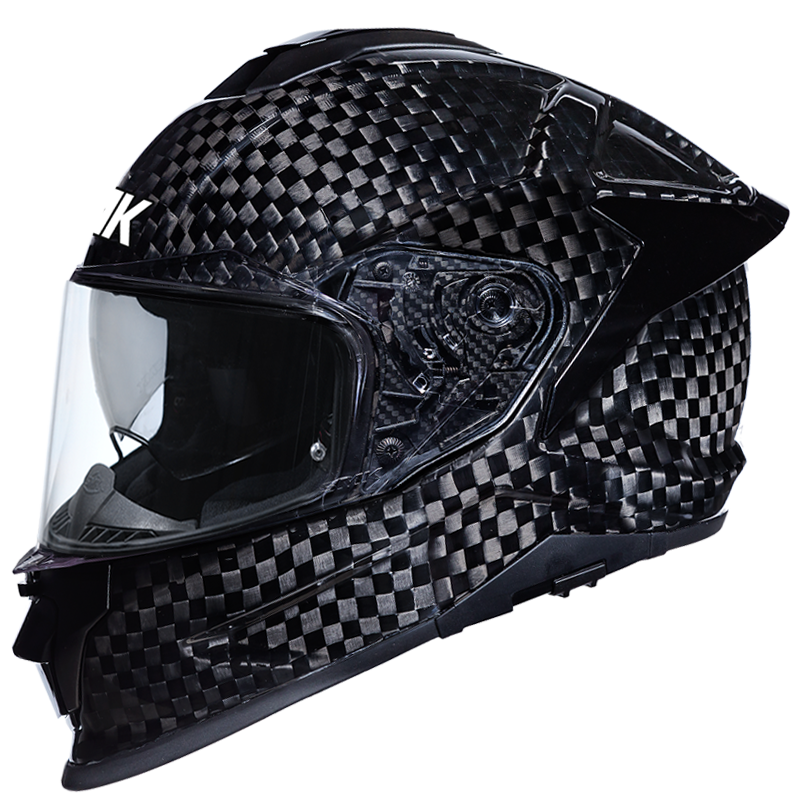 SMK TITAN CARBON SOLID FULL FACE HELMET